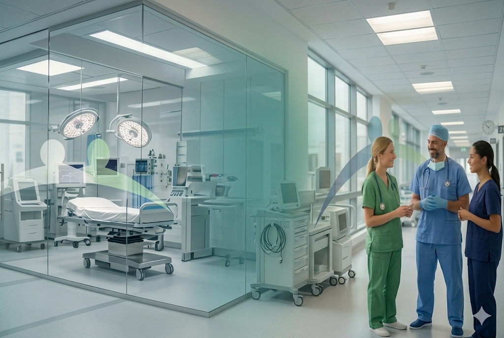 Médicos y enfermeras cualificados para hospitales en España