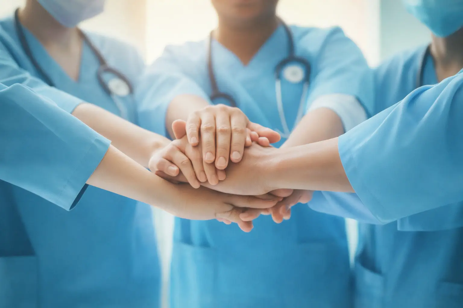 Médicos y enfermeras cualificados para hospitales en España